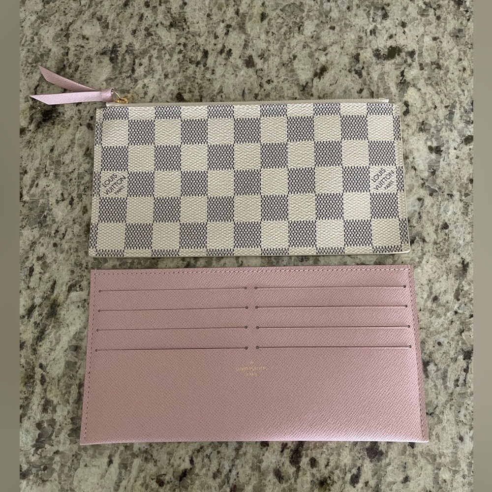 NWOT Authentic Louis Vuitton Felicie Pochette Inserts - Damier Azur